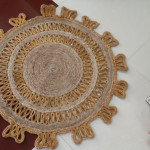 শতরঞ্জি গোল পাপোষ হাতে সেলাই (Gol Papos Hand Made)