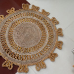 শতরঞ্জি গোল পাপোষ হাতে সেলাই (Gol Papos Hand Made)