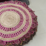 শতরঞ্জি গোল পাপোষ হাতে সেলাই (Gol Papos Hand Made)