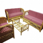 Five Seater  Sofa Set with Table for Your Home & Office - Handmade Sofa Set (With Cover And Form) বক্স বেনি সেট সোফা
